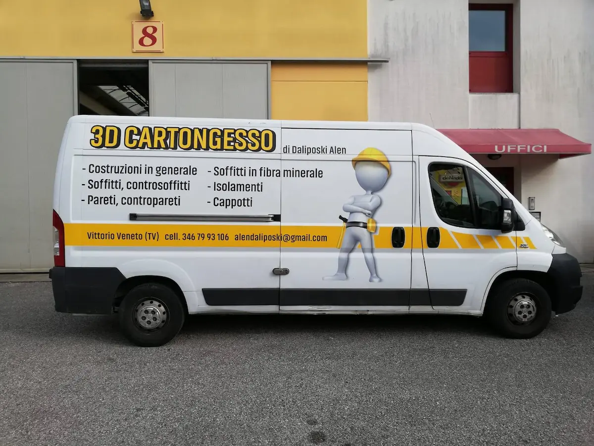 Furgone 3D Cartongesso